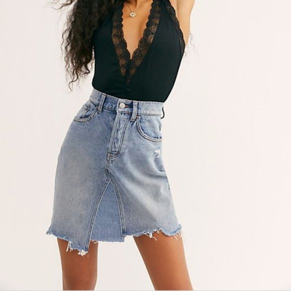 Free People Dresses & Skirts - NWT Free People Going Rogue Tidal Wave Den…